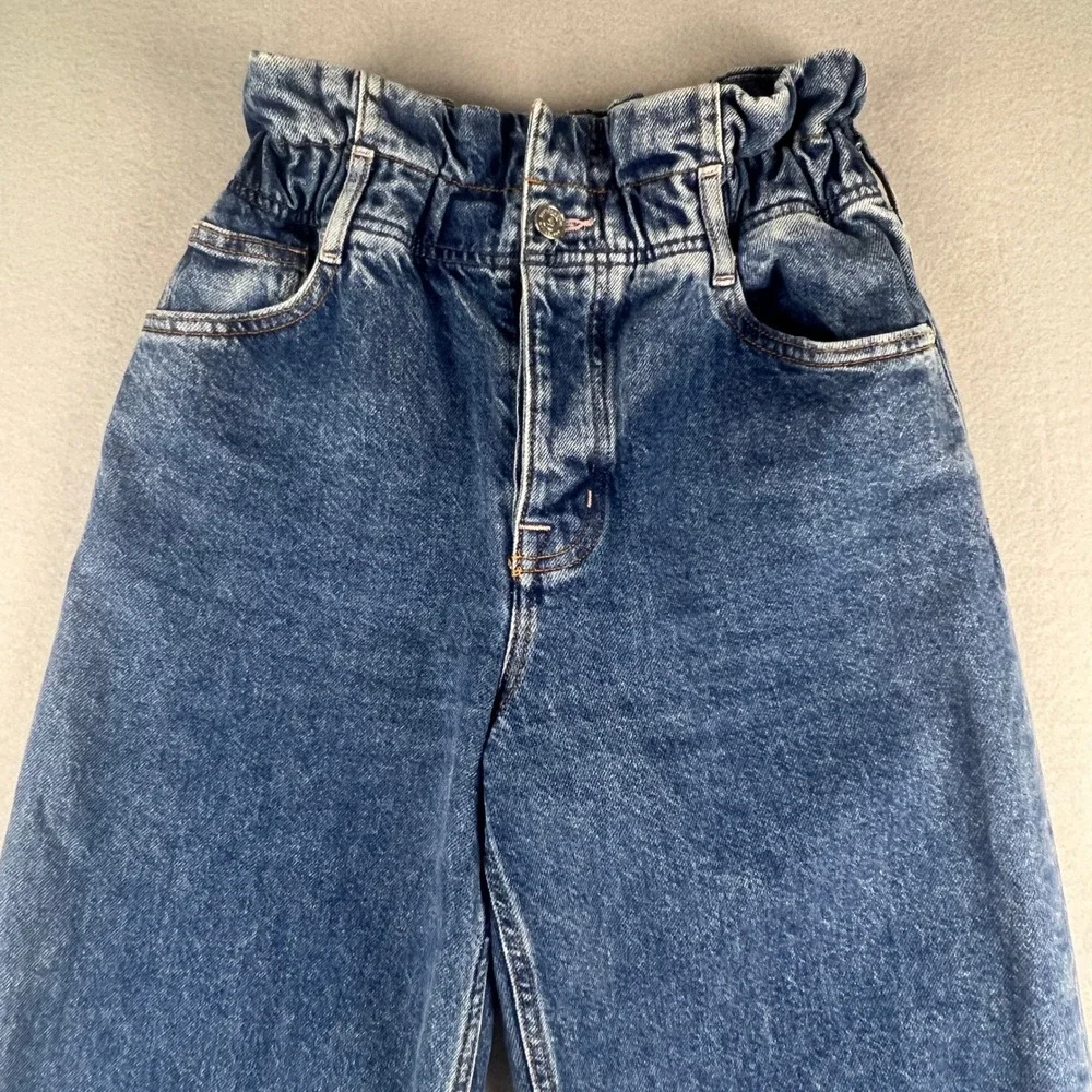 Scotch & Soda Paperbag Jeans Womens 28 Blue High Rise‎ Tapered The Breeze Denim